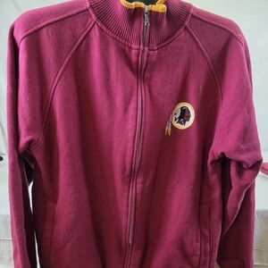 NFL Reebok Washington Redskins Gridiron Classic Mens XL Zip-Up Fleece Jacket